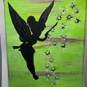 Custom light up canvas Fairies
